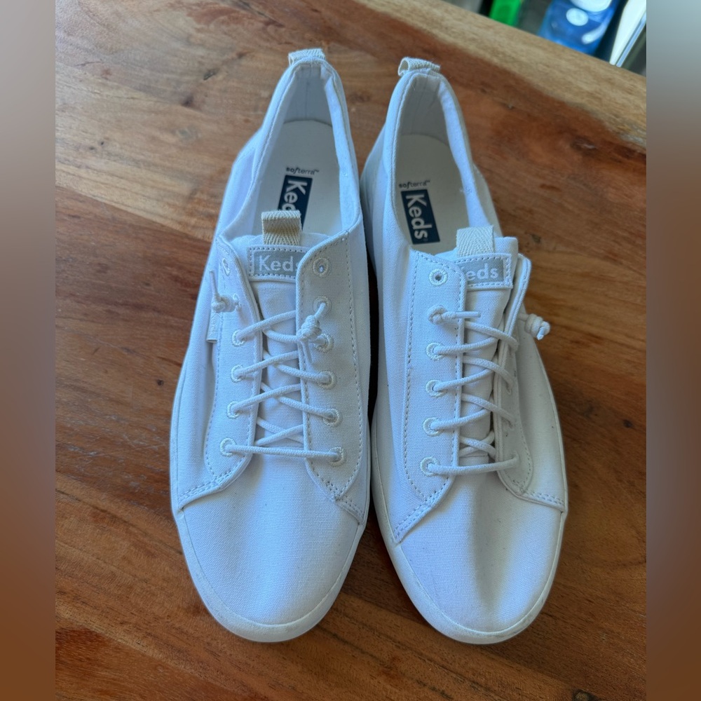 Keds Women’s White Canvas Sneakers
